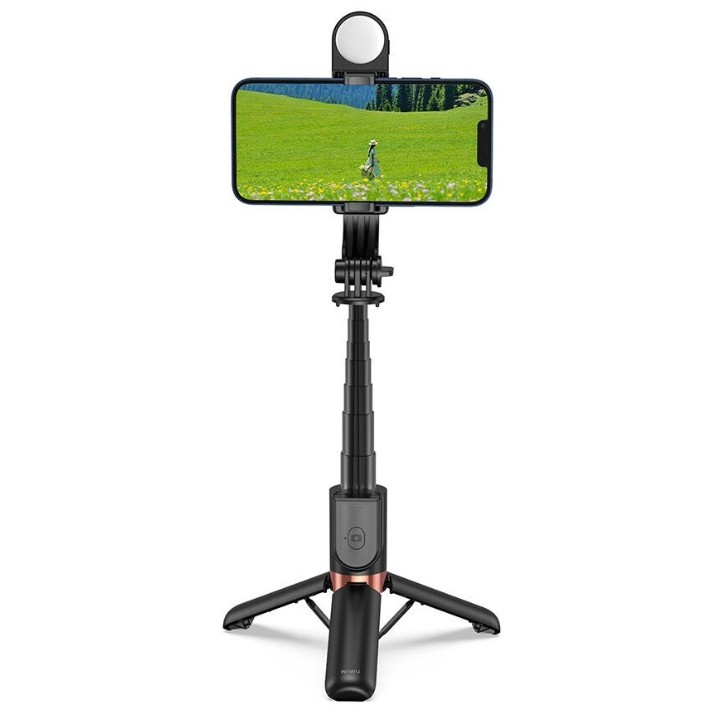Monopod pentru selfie WiWU Wi-SE011 Black