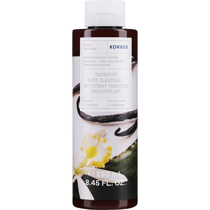 Gel de duș Korres Mediterranean Vanilla Blossom 250ml