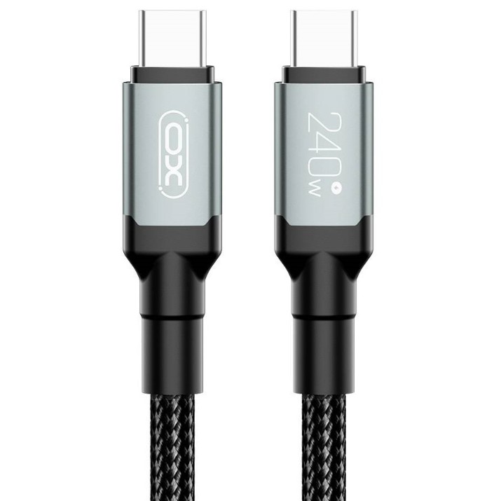 USB Кабель XO NB-Q264B Type-C to Type-C 2m Black