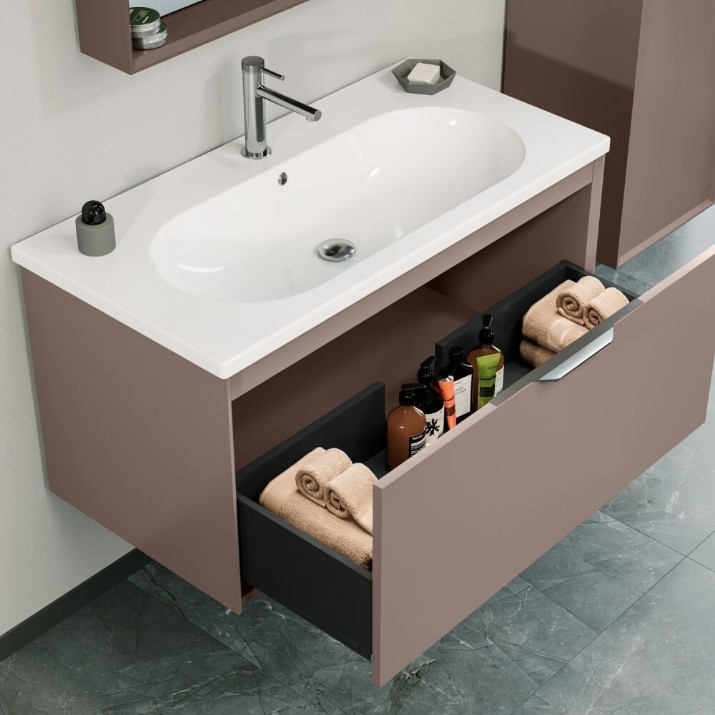 Dulap cu lavoar Orka Clay 100 Soil Matt (310200200301)
