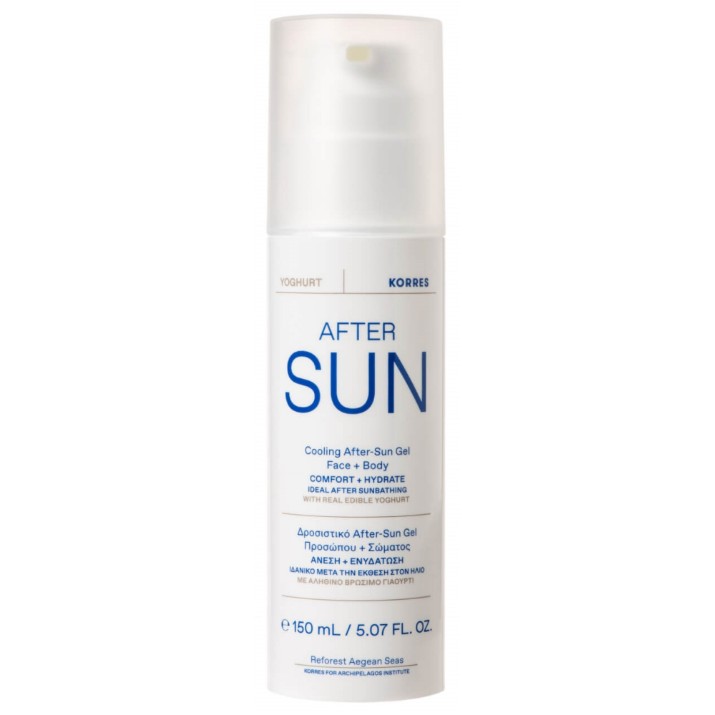 Гель после загара Korres Yoghurt Cooling After-Sun Face & Body Gel 150ml