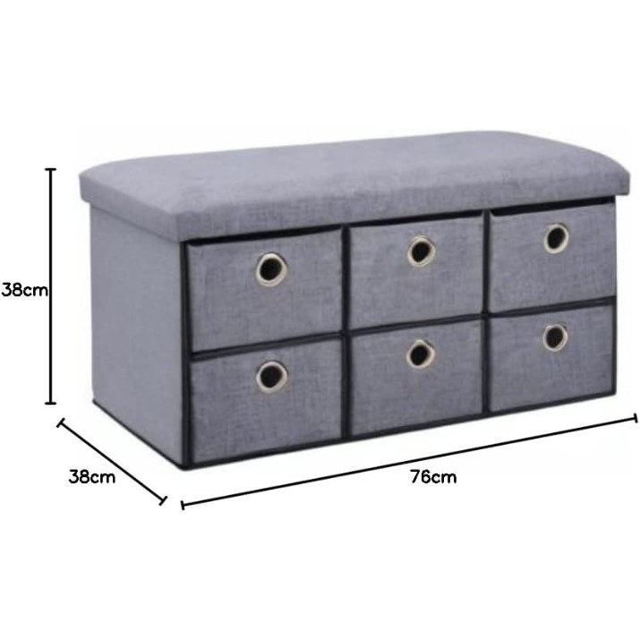 Fotoliu moale Bancheta Kesper 15950 Grey
