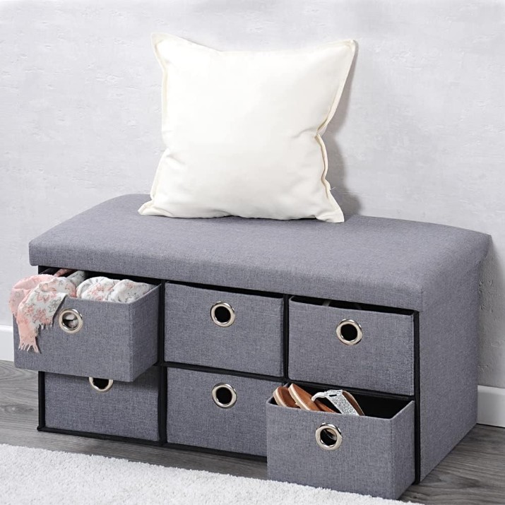 Fotoliu moale Bancheta Kesper 15950 Grey