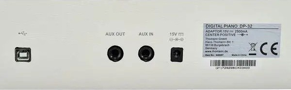 Pian digital Thomann Digital TH DP-32 WH Set
