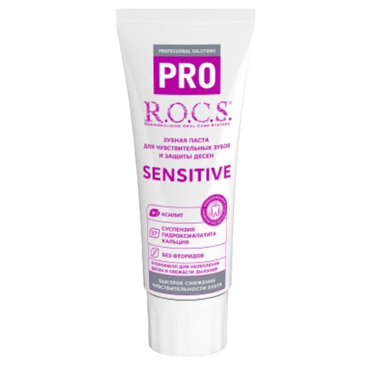 Pastă de dinţi R.O.C.S. PRO Sensitive 74g (477073)