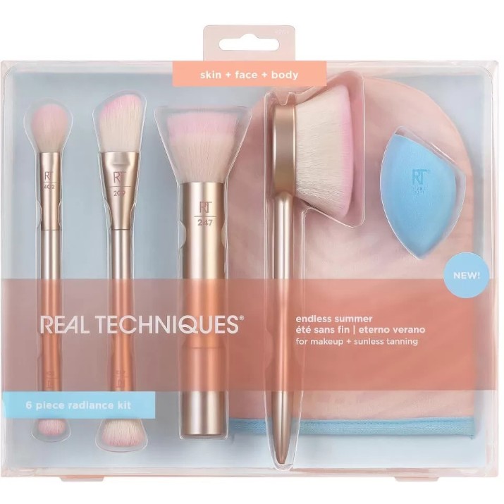 Pensule de machiaj Real Techniques Summer Glow Brush Set