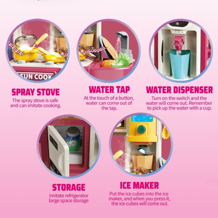 Bucătărie ChiToys Spray Kitchen (L666-104A)