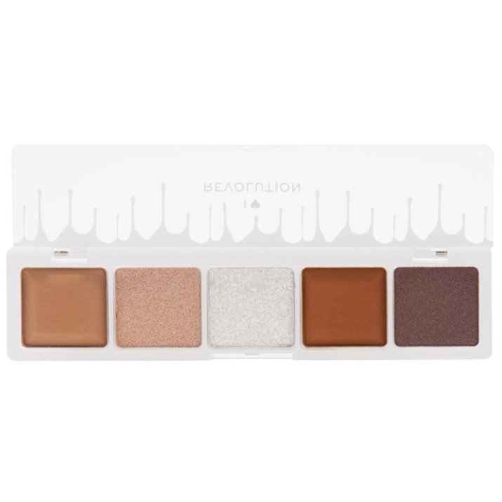 Тени для век Revolution Mini Chocolate Palette White Vanilla Cream