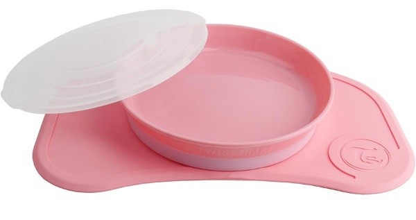 Set de hrănire U-grow Twistshake Click-Mat Pink (78439)