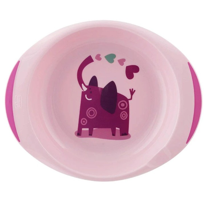 Набор тарелок Chicco Easy Feeding 12m+ Pink