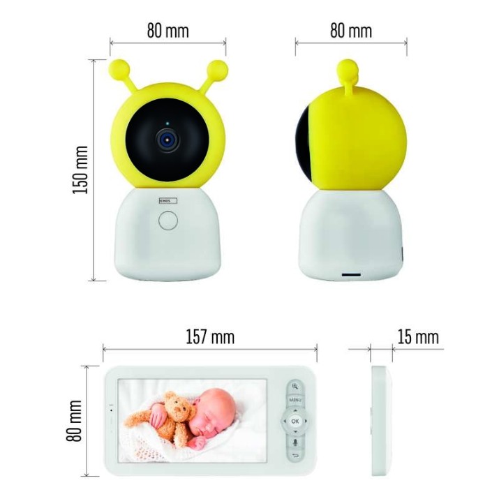 Monitor bebe Emos H4052