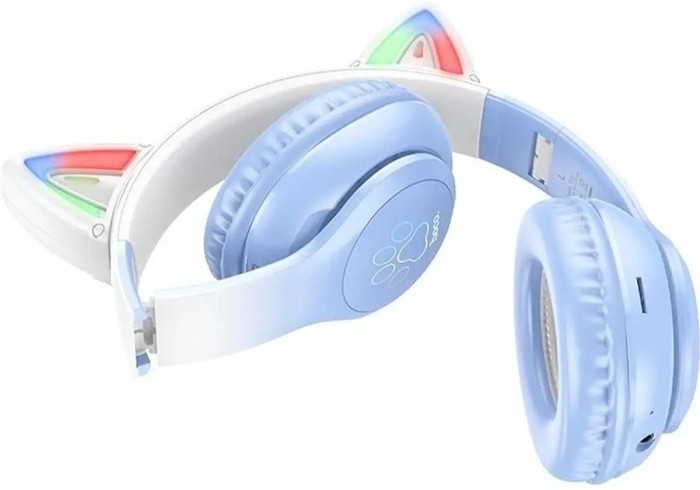 Наушники Hoco W42 Cat Ears Blue