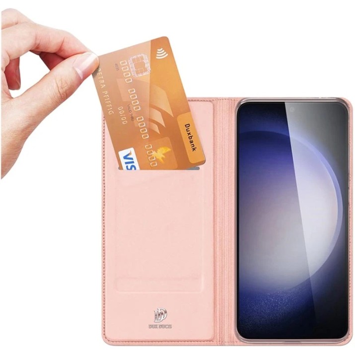 Husa de protecție Dux Ducis Case Flip SkinPro Samsung S23FE Pink