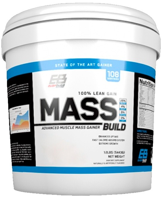 Gainer EverBuild 100% Mass Build 5448g Pina Colada