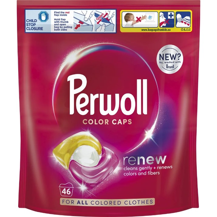 Капсулы для стирки Perwoll Renew Color 46 wash