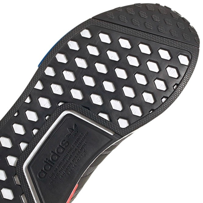 Adidași pentru bărbați Adidas Nmd_R1 Core Black/Semi Lucid Blue/Glory Red, s.47.5