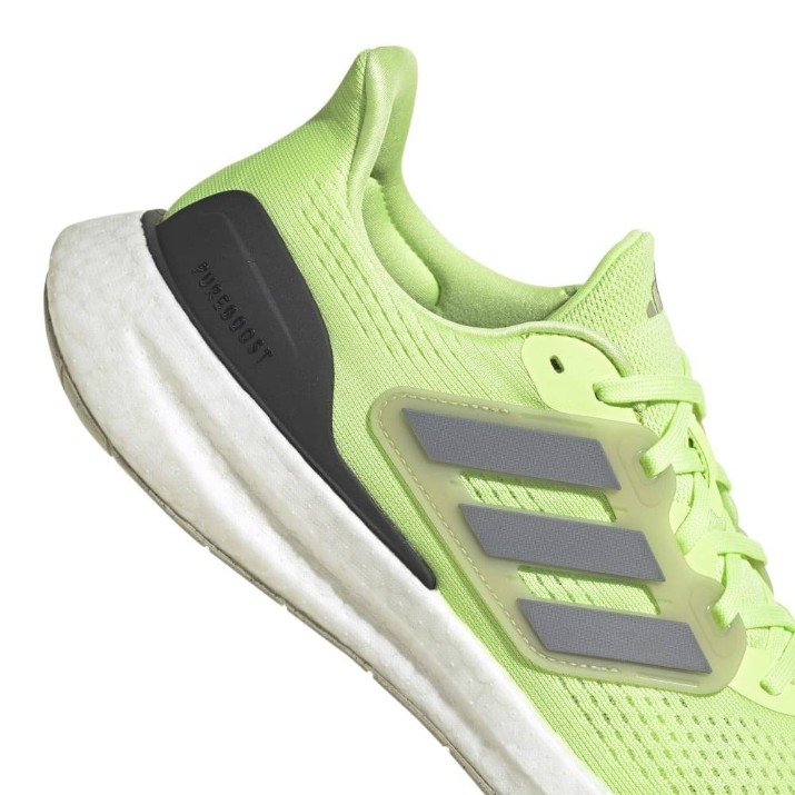 Кроссовки мужские Adidas Pureboost 23 Green Spark/Iron Metallic/Putty Grey, s.47.5