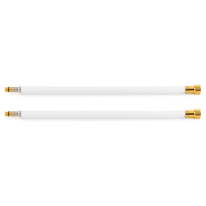 Сантехнический шланг Tucai Premium White/Gold 500mm 2pcs