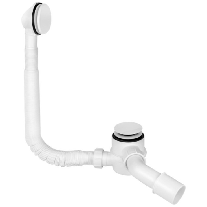 Sifon pentru cada McAlpine Click Clack White (HC2600CL-WH)