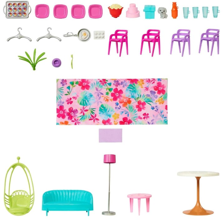 Căsuță pentru păpuși Barbie Vacation House (HCD50)