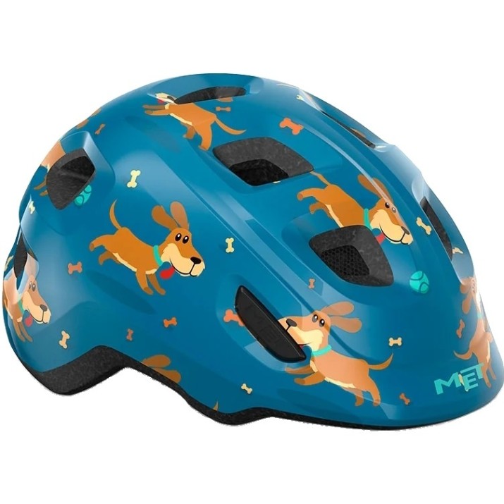 Cască Met Hooray Blue Teckel Glossy XS