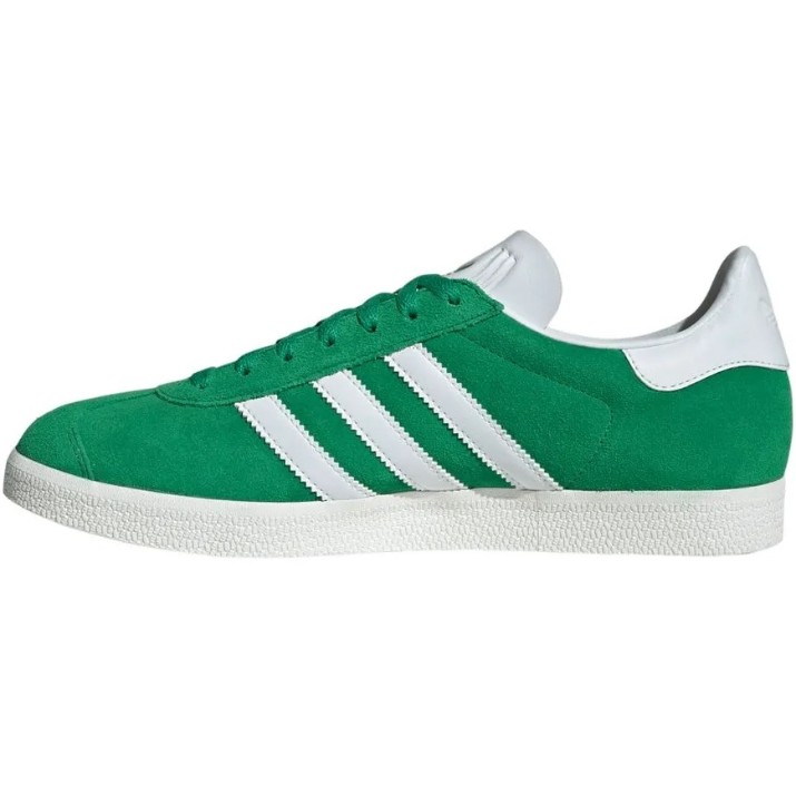 Кеды мужские Adidas Gazelle Green/Cloud White/Core White, s.41.5