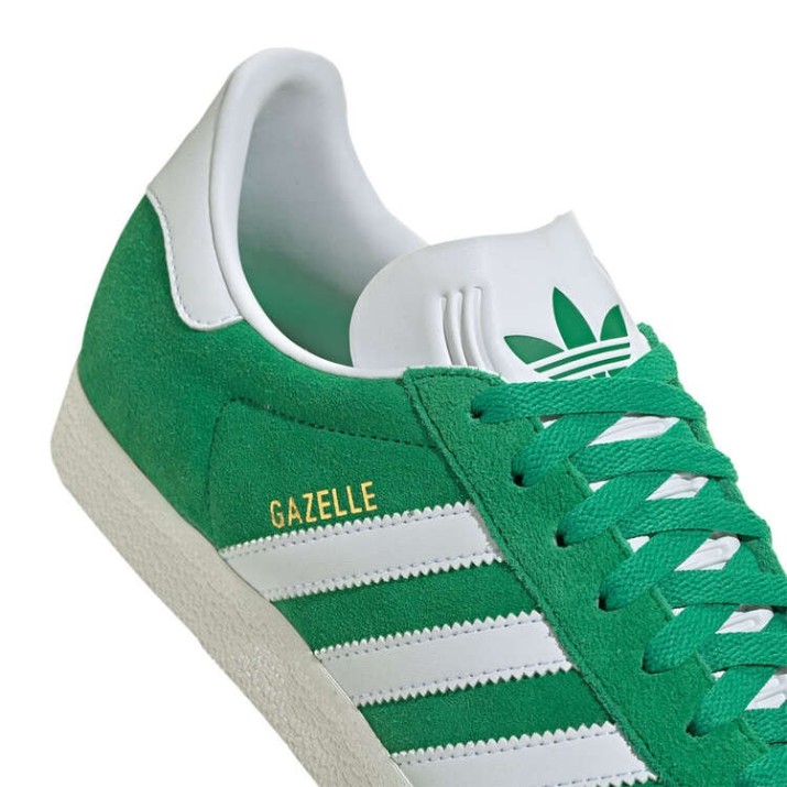 Кеды мужские Adidas Gazelle Green/Cloud White/Core White, s.43.5