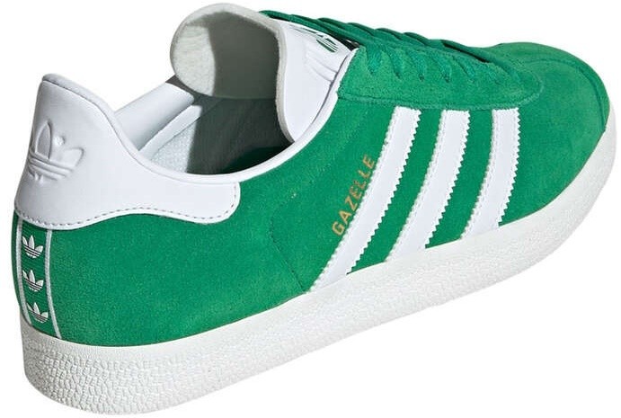 Кеды мужские Adidas Gazelle Green/Cloud White/Core White, s.47.5