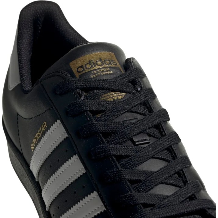 Ghete pentru bărbați Adidas Superstar Core Black/Cloud White, s.48