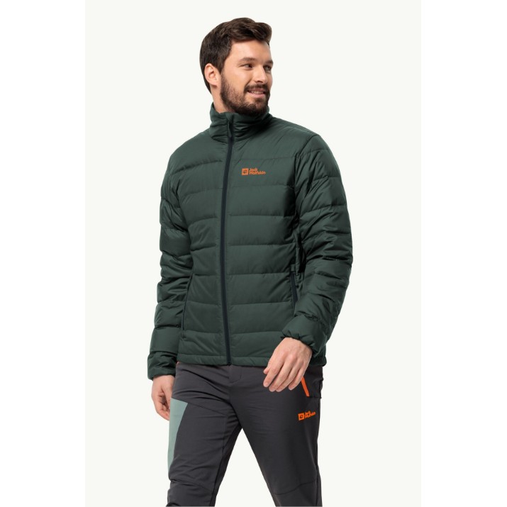 Geacă pentru bărbați Jack Wolfskin Ather Down Jkt M Darkolivegreen, s.L