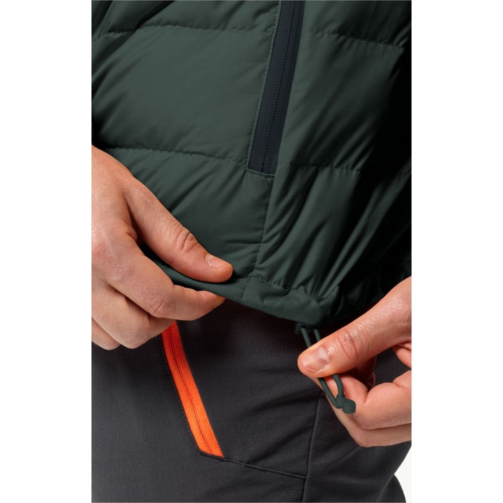 Geacă pentru bărbați Jack Wolfskin Ather Down Jkt M Darkolivegreen, s.L