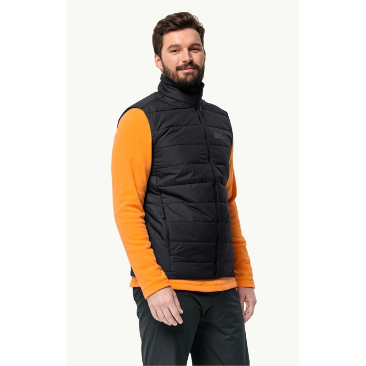 Vesta pentru bărbați Jack Wolfskin Lapawa Ins Vest M Black, s.XXL