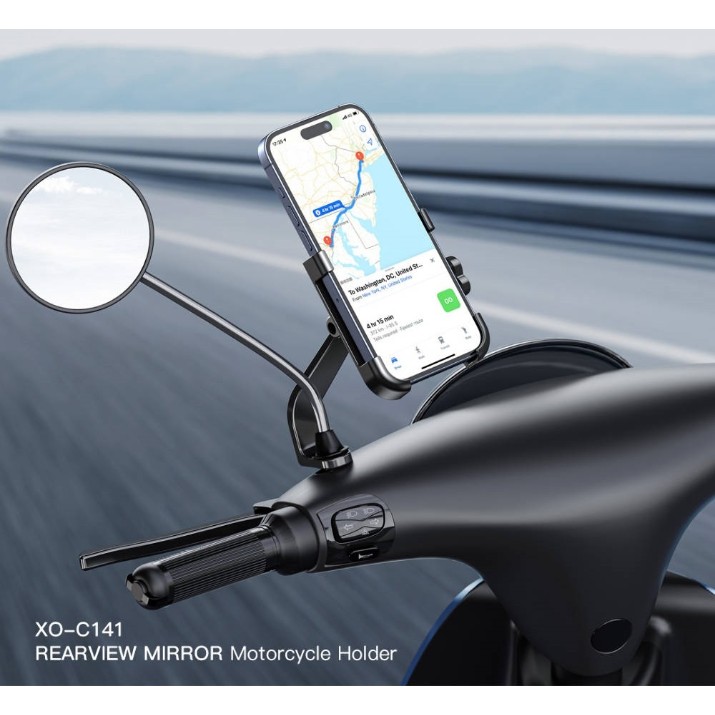 Suport telefon pentru biciclete XO C141 Black