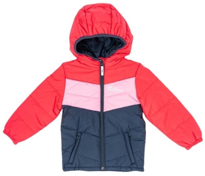 Детская куртка Jack Wolfskin Three Hills Jacket Kids Pink Dahlia, s.164