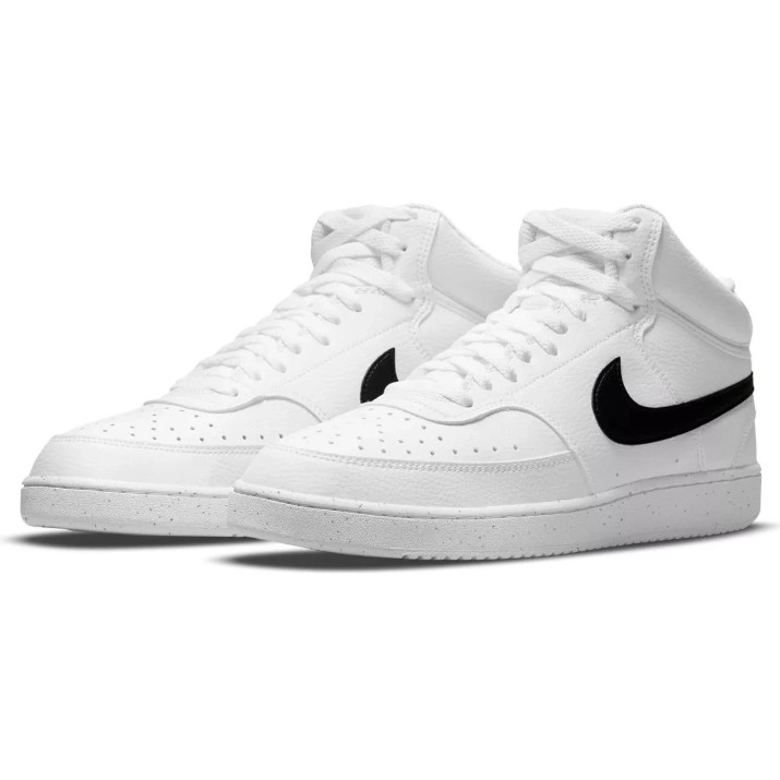 Bocanci pentru bărbați Nike Court Vision Mid Nn White/Black, s.42.5