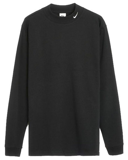 Мужская толстовка Nike M Nl Ls Mock Neck Shirt Black, s.XXL