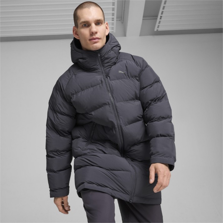 Geacă pentru bărbați Puma Monomaterial Parka Men Galactic Gray, s.L