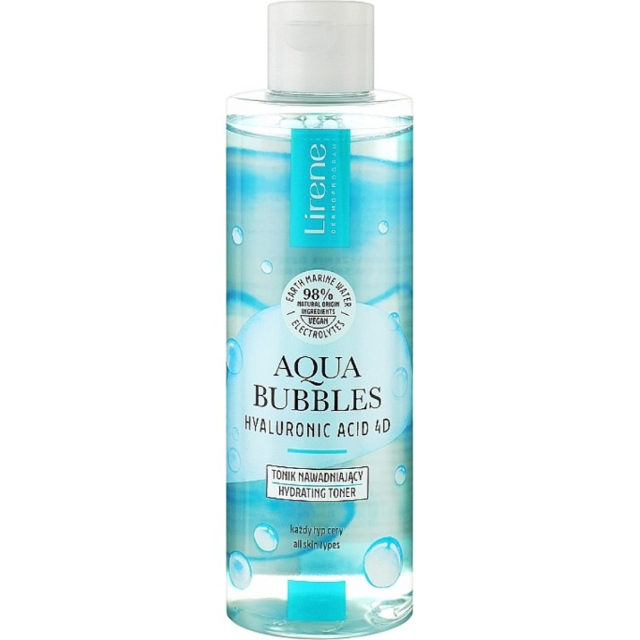 Тоник для лица Lirene Aqua Bubbles Toner 200ml