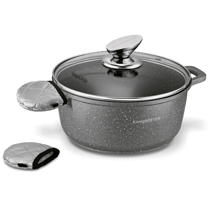 Набор посуды Konighoffer Pollo Grey 12pcs