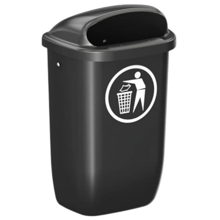 Coș de gunoi Sulo 50L Black (2001800)
