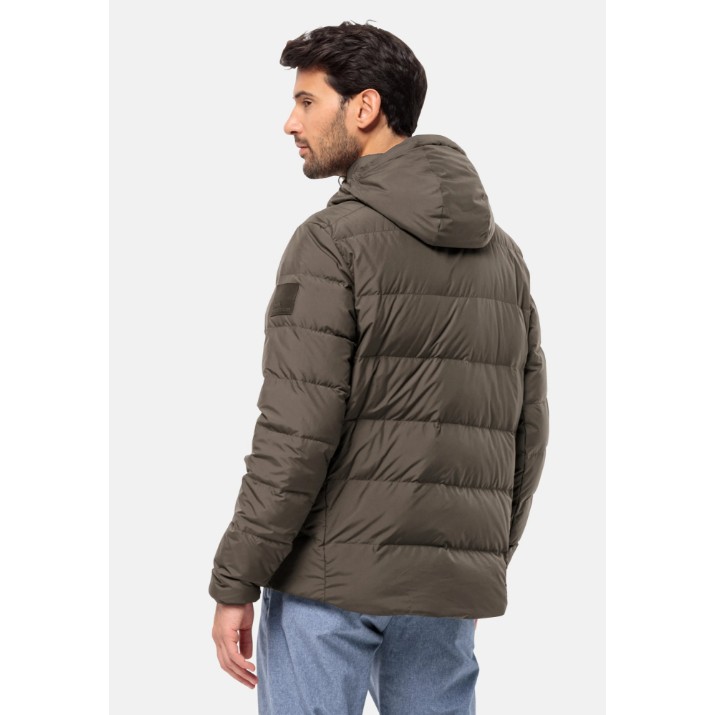 Geacă pentru bărbați Jack Wolfskin Colonius Jkt M Cold Coffee, s.M