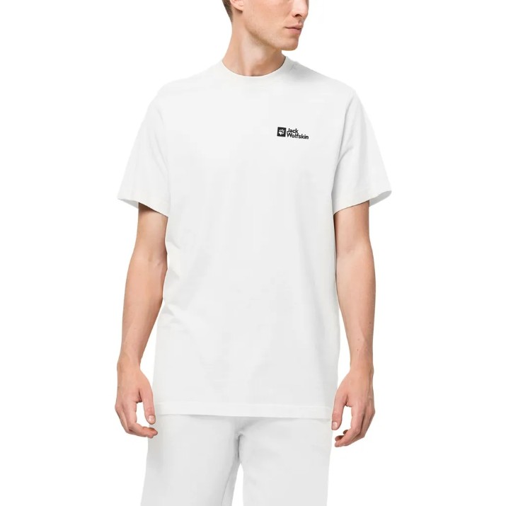 Tricou bărbătesc Jack Wolfskin Essential T M White, s.L