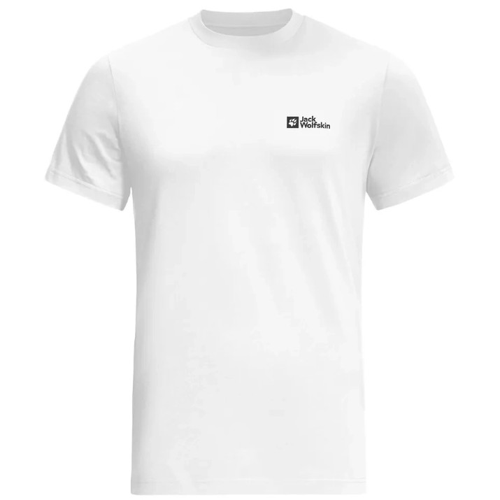 Tricou bărbătesc Jack Wolfskin Essential T M White, s.S