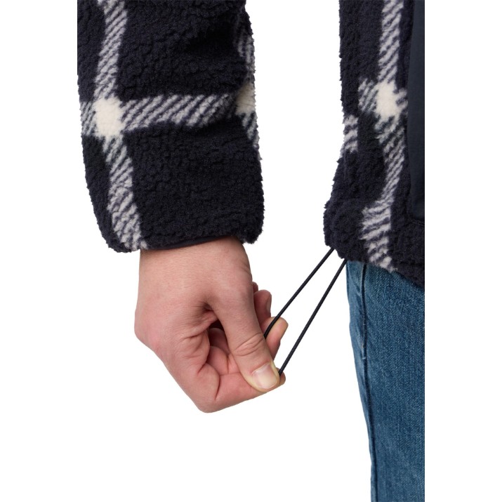 Hanorac pentru bărbați Jack Wolfskin Felslicht Check Jkt M Dark Navy, s.M