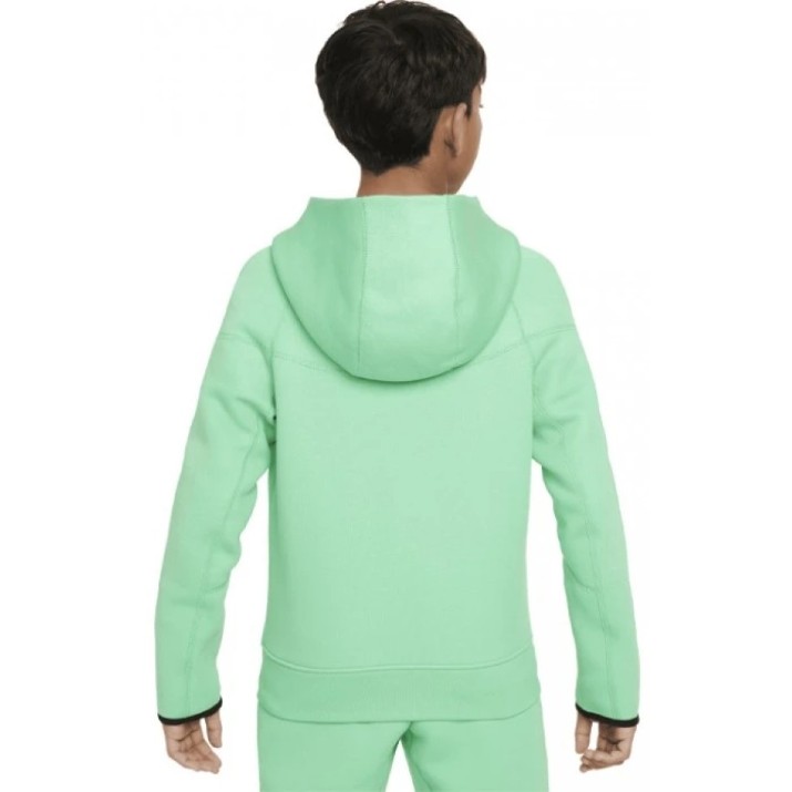 Hanorac pentru copii Nike B Nsw Tech Flc Fz Neutral Olive/Black, s.M