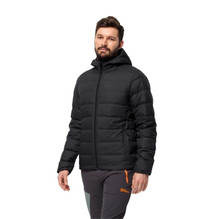 Мужская куртка Jack Wolfskin Ather Down Hoody M Black, s.XXL (12076716000)