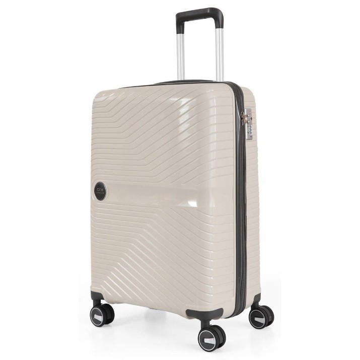 Чемодан CCS 5239 S White/Antrasite
