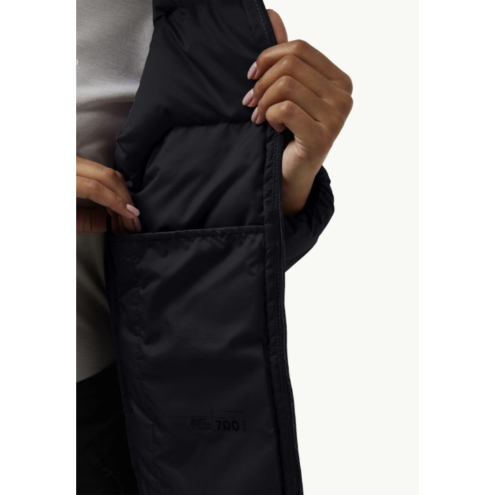 Geacă pentru dame Jack Wolfskin Ather Down Hoody W Black, s.S