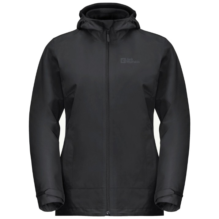 Geacă pentru dame Jack Wolfskin Moonrise 3In1 Jkt W Black, s.L