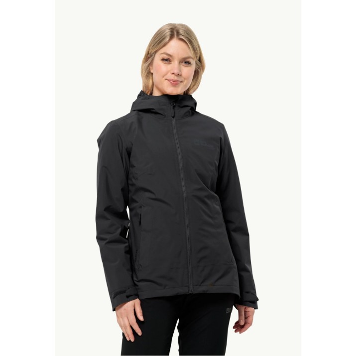 Женская куртка Jack Wolfskin Moonrise 3In1 Jkt W Black, s.S